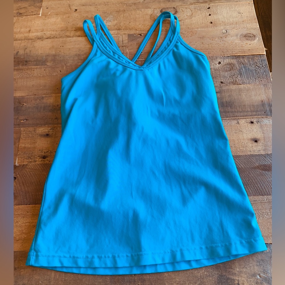 Deep turquoise athletic tank